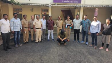 Photo of व्यावसायिकाच्या खुनाचा प्रयत्न करून फरार झालेल्या संशयितास अटक