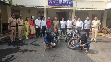 Photo of बुलेट चोरीप्रकरणी दोघांना अटक