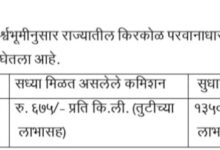 Photo of शासनाच्या आदेशानुसार केरोसीन (रॉकेल) विक्रेत्यांना मोठा दिलासा कमिशनमध्ये दुप्पट वाढ ? (भाग तिसरा)