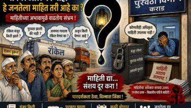 Photo of कराड तालुक्यासाठी रॉकेल किती आले आहे ? व अजून किती येणार आहे? याबाबत जनतेला अधिकाऱ्यांनी माहिती द्यावी (भाग नववा)