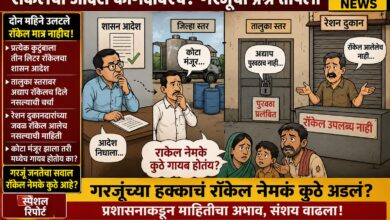 Photo of शासनाचा आदेश हवेतच ? रॉकेलचा कोटा नेमका कुठे अडकला; गरजू कुटुंबांमध्ये संताप (भाग – बारावा)