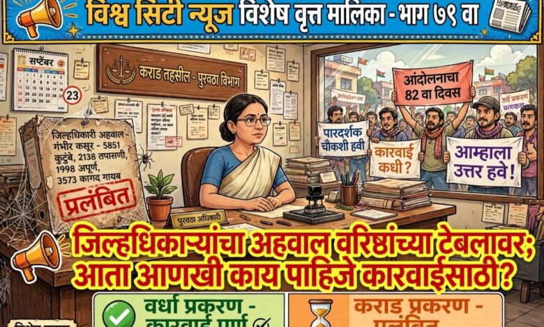 Photo of जिल्हाधिकाऱ्यांचा अभ्यासपूर्ण अहवाल वरिष्ठांच्या टेबलावर; आता आणखी काय पाहिजे? साहिला नाईकवडे प्रकरणात कारवाई करण्याकरता?