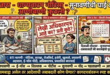 Photo of दुकानदारांच्या विरोधात अशी कोणती आणीबाणी निर्माण झाली होती ज्यामुळे जिल्हा पुरवठा अधिकारी गैरहजर असतानाही त्याच दिवशी सहाय्यक जिल्हा पुरवठा अधिकारी भारतकुमार तुंबडे यांच्याकडून सुनावणी घेण्याची घाई? दुकानदारांना धाक दाखवण्यासाठी सुनावण्यांचा घाट की दिवाळीपूर्वी कारवाईची पूर्वतयारी?